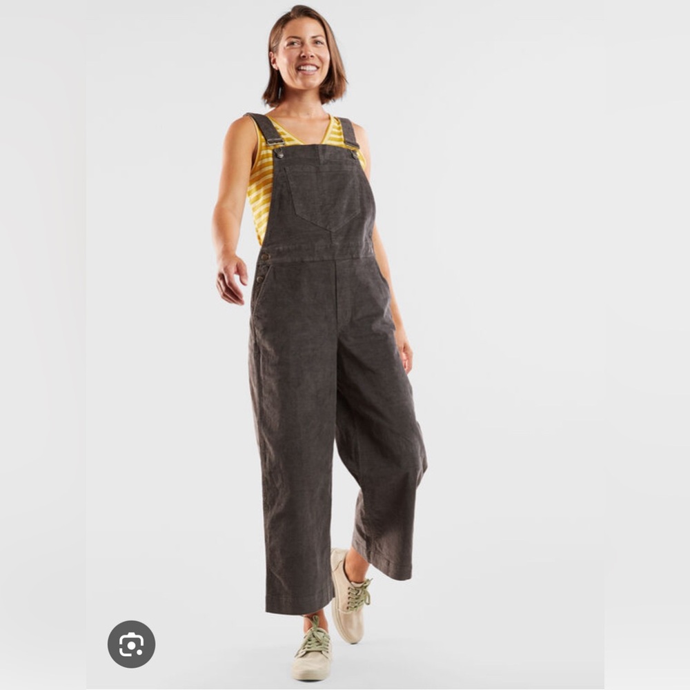 Toad & Co Wide Leg Corduroy Overalls
